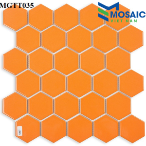 Gạch Mosaic Gốm Sứ Lục Giác 4