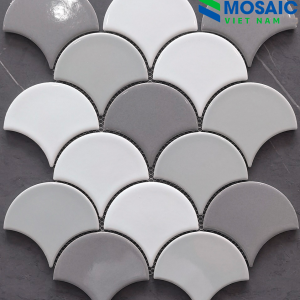 Gạch Mosaic Gốm Vảy Cá 6