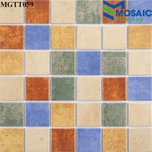 Gạch Mosaic Gốm Vuông 3